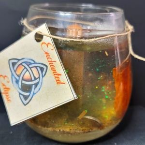 Enchanted Abundance money blessing gel candle 10oz.